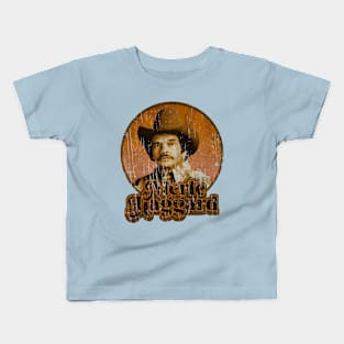 Vintage Merle Haggard Legend Kids T-Shirt